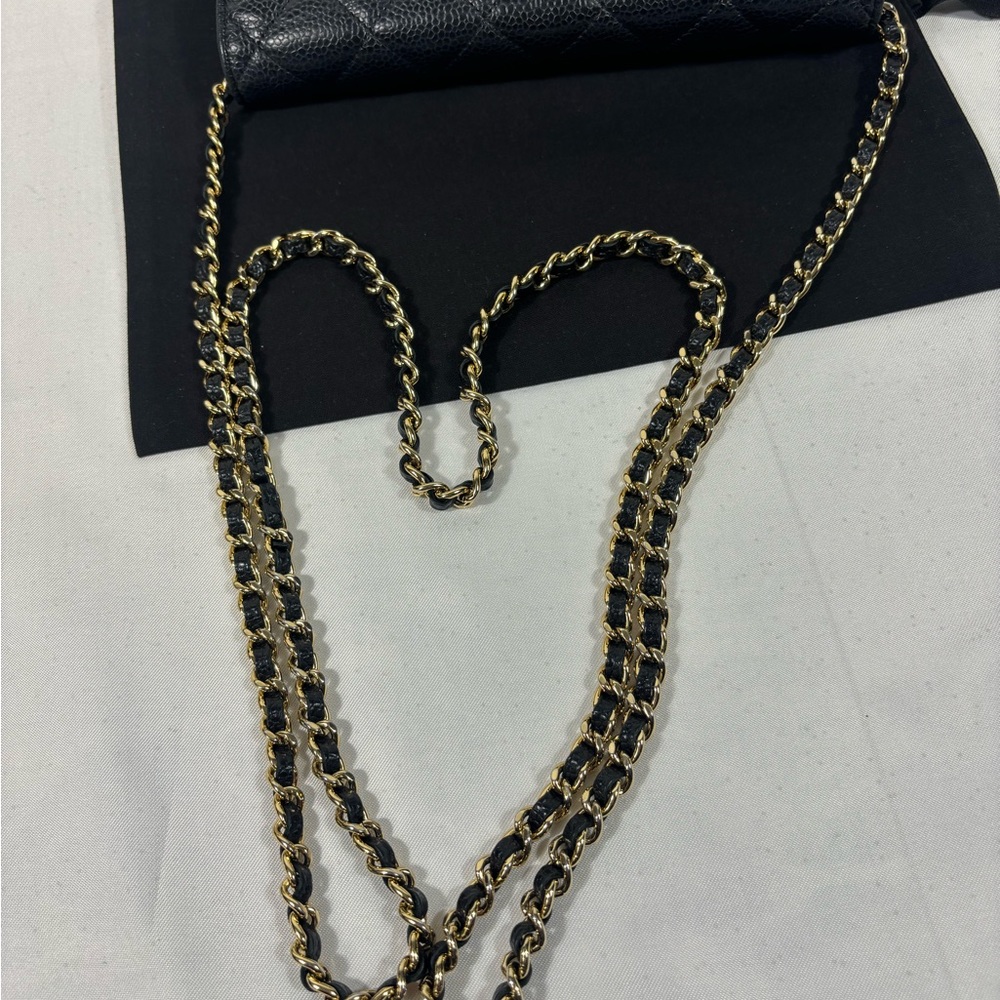 Gorgeous Chanel Woc black caviar gold hardware Sold - Picture 15 of 16